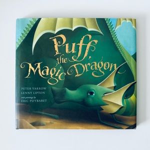 ⭐️3/$20 Puff the magic dragon book. Hard cover.
